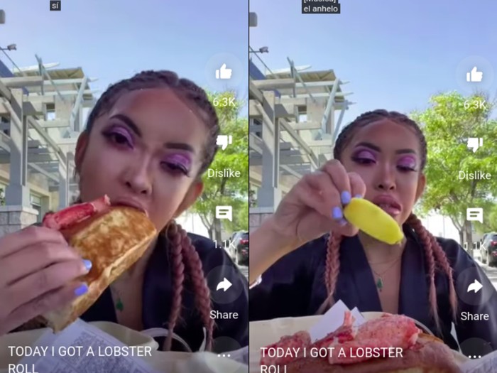 Influencer tak makan makanan saat mengulas