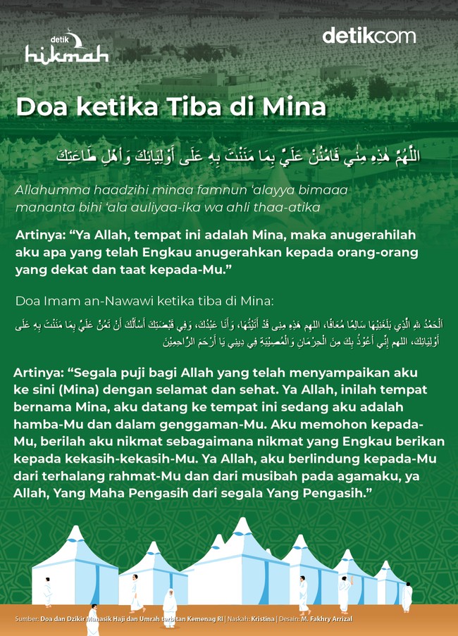 Doa ketika Tiba di Mina dalam Rangkaian Ibadah Haji