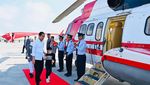 Momen Jan Ethes Temani Jokowi Kunker Naik Helikopter Super Puma TNI