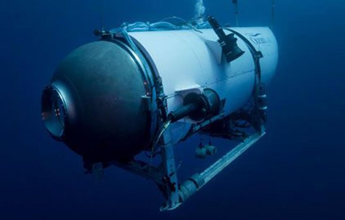 FILE - This undated photo provided by OceanGate Expeditions in June 2021 shows the companys Titan submersible. On Monday, June 19, 2023, a rescue operation was underway deep in the Atlantic Ocean in search of the technologically advanced submersible vessel carrying five people to document the wreckage of the Titanic, the iconic ocean liner that sank more than a century earlier. (OceanGate Expeditions via AP, File)
