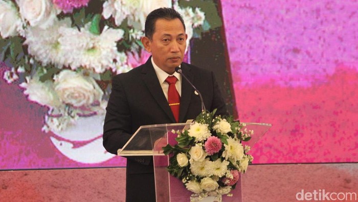 Kapolri Jenderal Listyo Sigit Prabowo membuka Pertemuan Senior Officials Meeting on Transnational Crimes (SOMTC) yang ke-23 di Royal Ambarrukmo, Sleman, DIY, Selasa (20/6/2023).