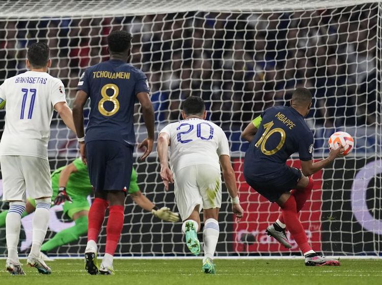 Kualifikasi Euro 2024: Gol Tunggal Mbappe Bawa Prancis Menang Atas Yunani