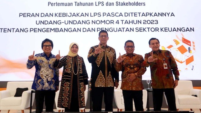 LPS Sosialisasikan Mandat Baru di UUP2SK LPS sosialisasikan mandat Baru UUP2SK dalam pertemuan Tahunan LPS dan Stakeholder tahuun 2023, di Jakarta.