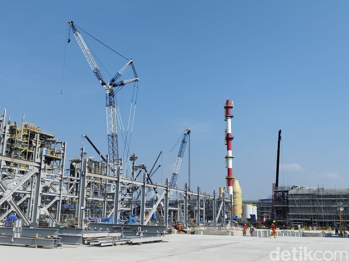 PT Freeport Indonesia mengebut pembangunan smelter pengolahan tembaga di Gresik Jawa Timur. Saat ini progres pengerjaannya sudah mencapai 72%.