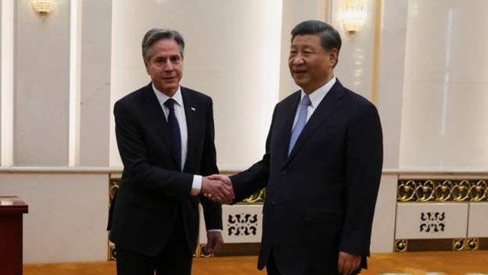 Menlu AS Antony Blinken bertemu dengan Xi Jinping di Beijing, apa yang dibicarakan?