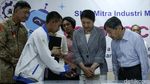 Potret Kaisar Jepang Kunjungi SMK di Cikarang