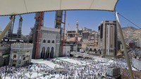 Umat Islam dari seluruh dunia mulai memadati Masjidil Haram jelang pelaksanaan puncak ibadah haji 1444 H/2023.  