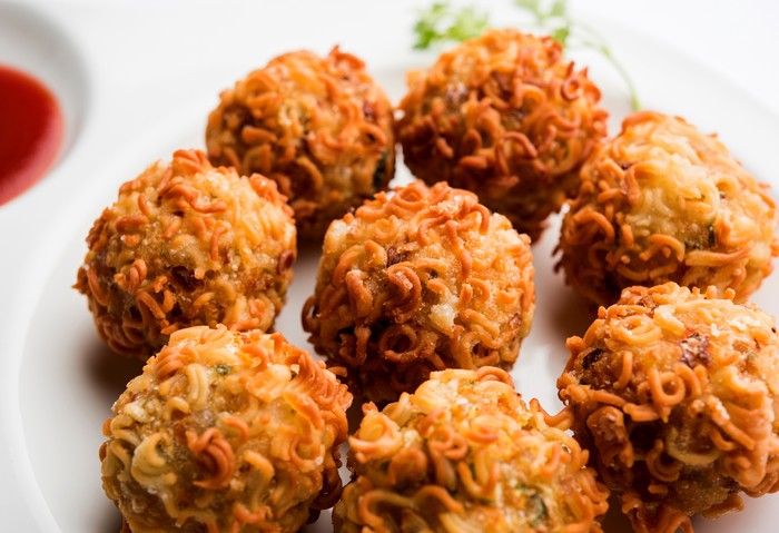 Resep Bola-bola Mie Krispi