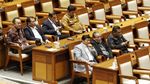 Suasana Rapat Paripurna DPR, Hanya 45 Anggota yang Hadir Fisik
