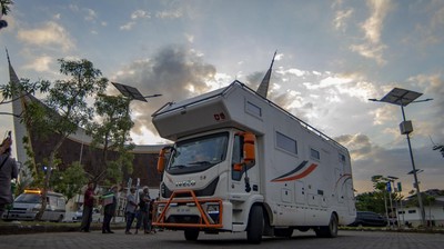 18 Rombongan Campervan Internasional Singgah di Padang