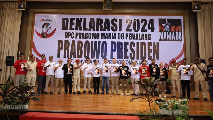 Deklarasi pendukung Prabowo Subianto. (dok. Prabowo Mania 08).