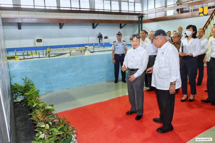 Disambut Menteri Basuki, Kaisar Jepang Naruhito Kunjungi Balai Teknik Sabo di Yogyakarta
