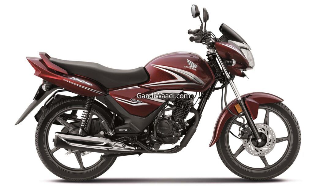 Honda Shine 125 baru di India.