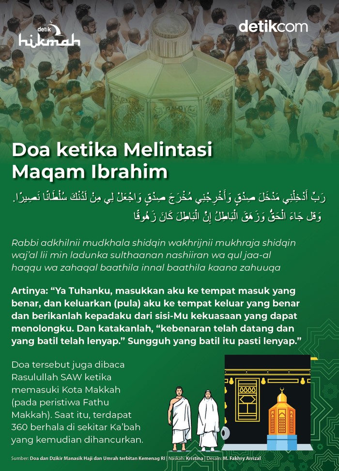 Infografis doa melintasi Maqam Ibrahim Infografis doa melintasi Maqam Ibrahim