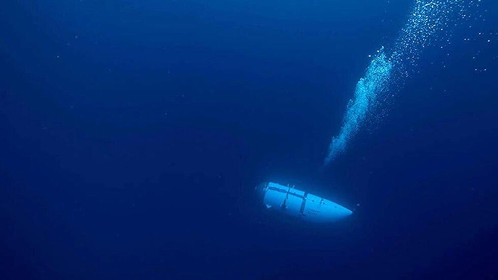 The urgent operation to locate and rescue the Titan submersible, shown here in an image courtesy of OceanGate Expeditions, faces an unsettling series of technical hurdles, experts say © Handout / OceanGate Expeditions/AFP