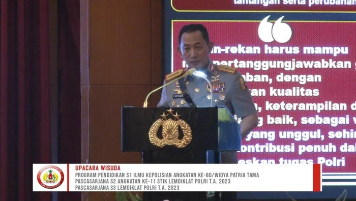 Kapolri Jenderal Listyo Sigit (dok. Polri)