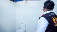 Menag mengatakan, penambahan fasilitas toilet sangat penting. Sebab, jemaah haji Indonesia kebanyakan adalah perempuan. (Foto: Dokumentasi Media Center Haji 2023)