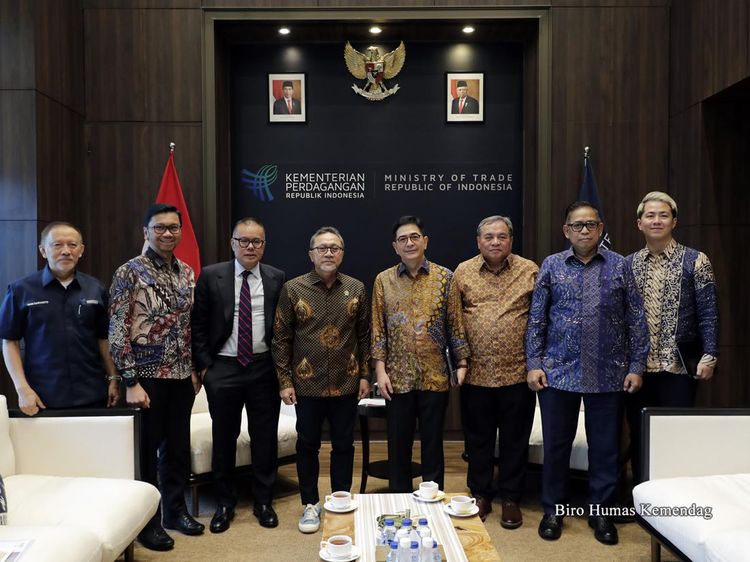 Momen Zulhas Sambut Ketum Kadin di Markas Kemendag