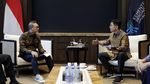 Momen Zulhas Sambut Ketum Kadin di Markas Kemendag