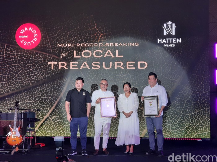 Pemecahan rekor pencicipan wine terbanyak oleh Artotel