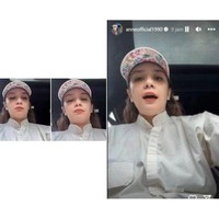 Putri Anne terlihat tidak memakai hijab dan rambut pirangnya pun terekspos saat dia mengunggah konten mempromosikan salah satu produk perawatan tubuh. Penampilannya itu pun sontak membuat publik bertanya-tanya. Foto: Dok. Instagram @anneofficial1990.