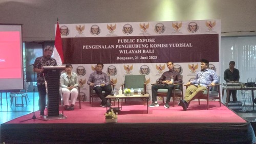Pengenalan Penghubung Komisi Yudisial Bali di Denpasar, Rabu (21/6/2023). (Aryo Mahendro/detikBali)
