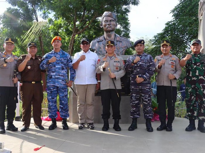 Peresmian Monumen Aipda Anumerta KS Tubun di Maluku Tenggara, Rabu (21/6/2023).