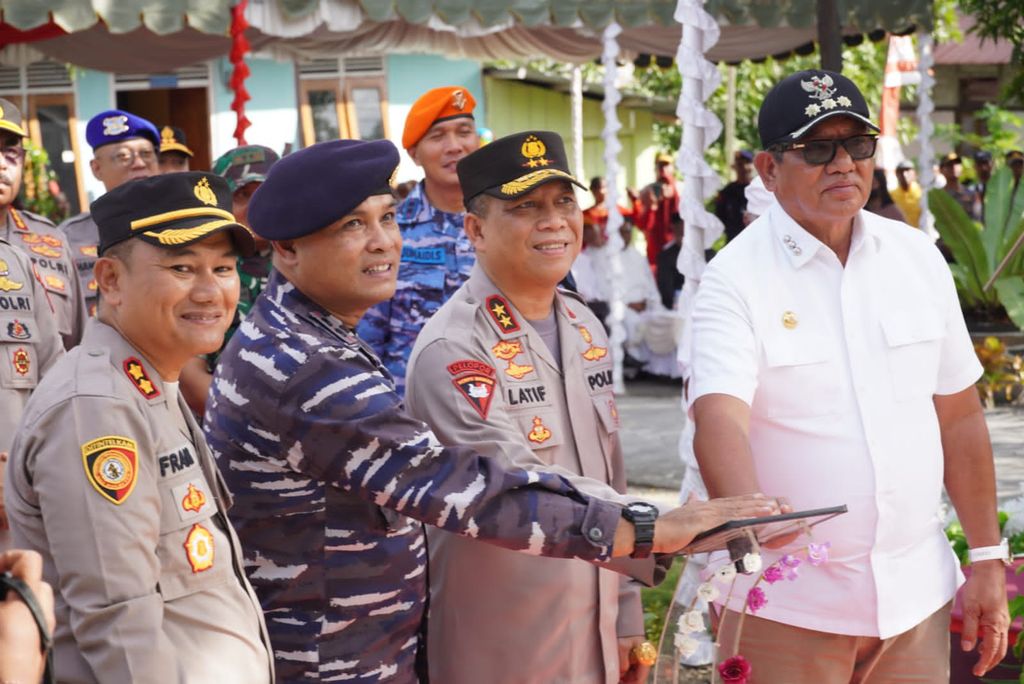 Peresmian Monumen Aipda Anumerta KS Tubun di Maluku Tenggara, Rabu (21/6/2023).