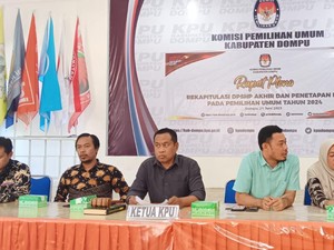Tetapkan DPT 184.459 Orang, KPU Dompu Harapkan Jadi Pemilih Berkualitas