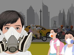 Udara Jakarta Minggu Pagi Ini Tak Sehat, Masih Mau Olahraga di Luar?