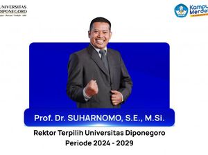 Profil Prof Suharnomo Rektor Baru Undip Semarang