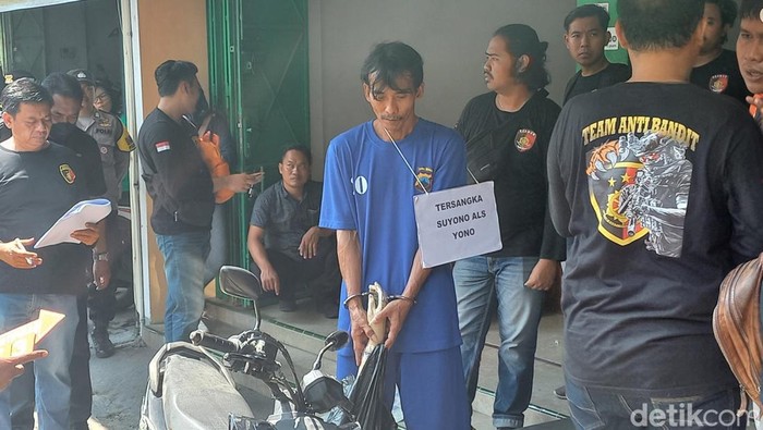 Proses rekonstruksi kasus mutilasi pria bertato di Sukoharjo, Rabu (21/6/2023)