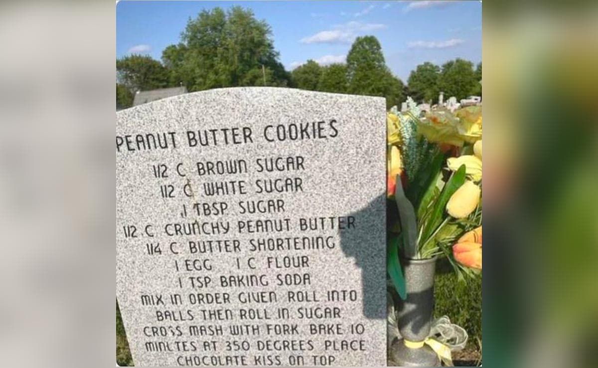 Resep cookie di batu nisan