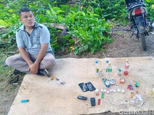 Pesta Sabu di Kebun Sawit Kepergok Babinsa, Pria di Asahan Terbirit-birit