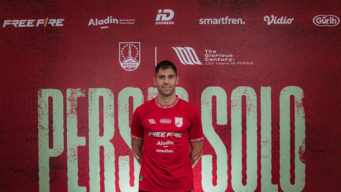 Striker baru Persis Solo asal Spanyol, David Gonzalez alias Roni. Foto diunggah Rabu (21/6/2023).