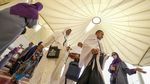 Suasana Bandara Internasional Jeddah Dipenuhi Jemaah Calon Haji