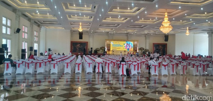 Suasana gedung Grha Bung Karno Klaten