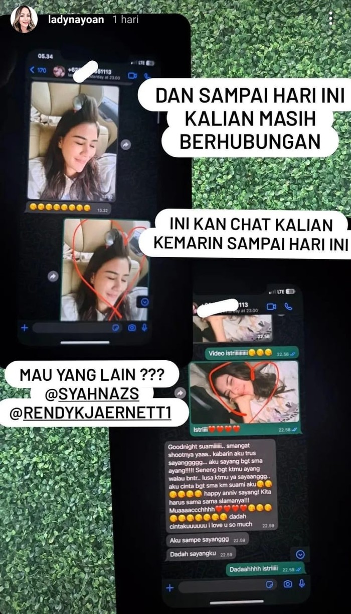 Tangkapan layar akun Instagram @ladynayoan