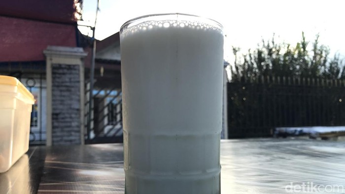 Tew fu sui, susu kedelai khas Bangka.