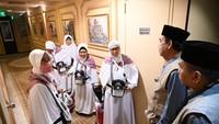 Selain itu, Komisi VIII juga menemui jamaah kloter embarkasi solo yang berjumlah 280 orang. (Foto: Jaka/Metaksos DPR).