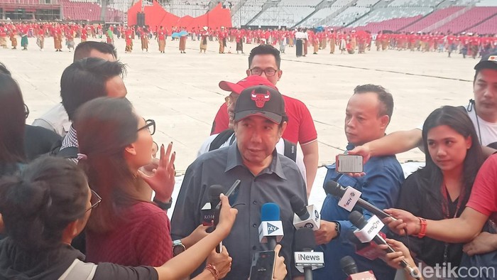 Anak Presiden Pertama Soekarno, Guruh Soekarno Putra (Adrial/detikcom)