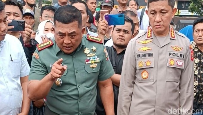 Dandim 0201/Medan Kolonel Inf Ferry Muzawwad bentak pelaku begal