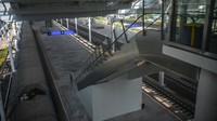 PT KCIC menargetkan pembangunan Stasiun Tegalluar akan rampung pada akhir Juni 2023.  