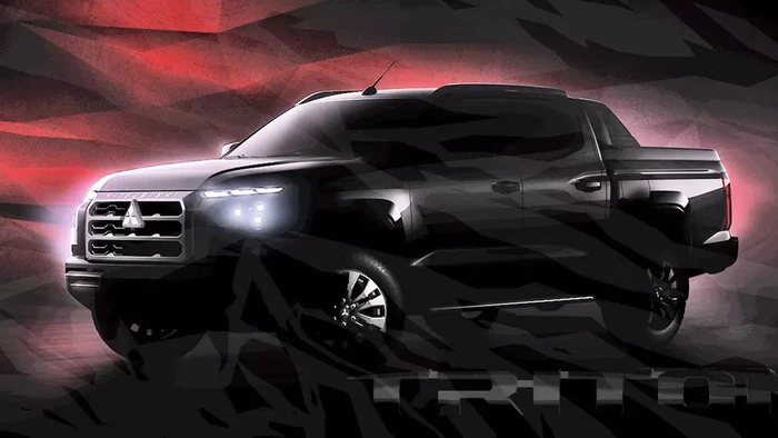 Gambar teaser Mitsubishi Triton terbaru