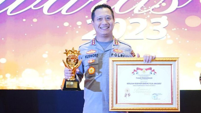 Kapolresta Bandung Kombes Pol Kusworo Wibowo.