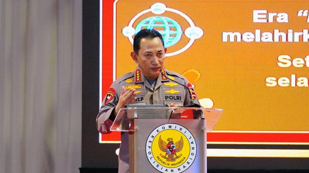 Kapolri Jenderal Listyo Sigit ingin Polri menjadi organisasi modern yang beradaptasi kemajuan zaman demi beri perlindungan, pelayanan terbaik ke masyarakat. (dok Polri)
