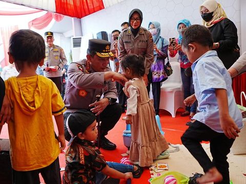 Kapolri Jenderal Listyo Sigit Prabowo meminta semua anggota berkontribusi memberantas gizi buruk (stunting) agar Indonesia berhasil mendapatkan bonus demografi. (dok Polri)