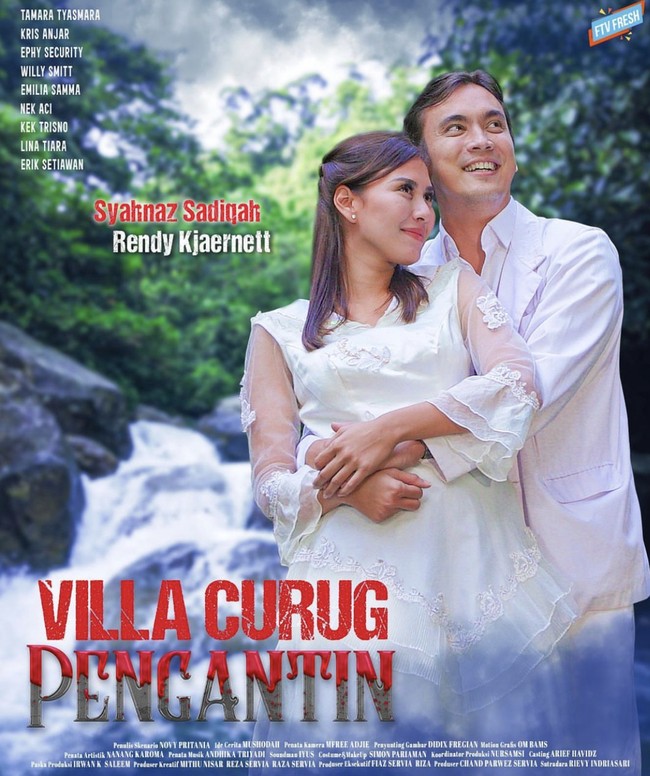 Dugaan perselingkuhan keduanya dibeberkan oleh istri Rendy Kjaernett, Lady Nayoan. Ini salah satu foto kemesraan Rendy dan Syahnaz di FTV berjudul ‘Villa Curug Pengantin’. Foto: Instagram @starvision.ftv