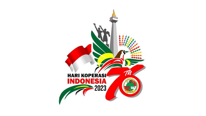 Logo Hari Koperasi Indonesia ke-76 Tahun 2023