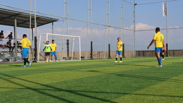 Wali Kota Makassar Moh Ramdhan 'Danny' Pomanto membuka turnamen mini soccer Kapolrestabes Cup 2023 yang digelar Polrestabes Makassar.